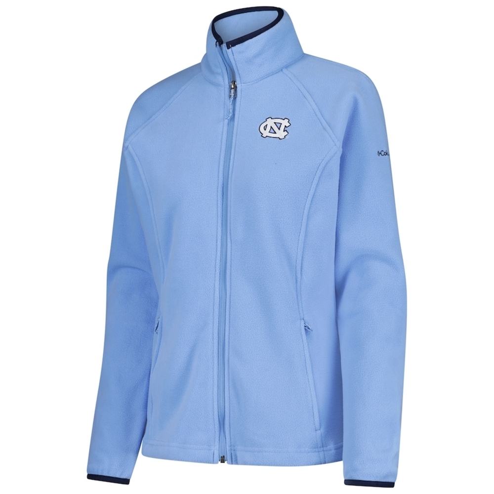 UNC Columbia Women's Light Blue Fleece Jacket